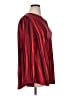 Anne Klein Stripes Red Long Sleeve Blouse Size XL - photo 4