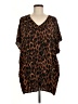 By Together 100% Rayon Animal Print Brown Kimono Size M - photo 1