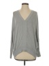 Eri + Ali Solid Gray Long Sleeve Blouse Size XS - photo 1