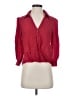 Bebe Red 3/4 Sleeve Button-Down Shirt Size S - photo 1