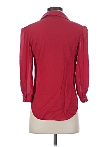 Bebe 3/4 Sleeve Button-Down Shirt (view 2)