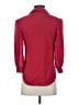 Bebe Red 3/4 Sleeve Button-Down Shirt Size S - photo 2