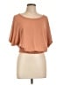 Threads 4 Thought Tan Short Sleeve Top Size L - photo 1