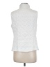 Black Rivet 100% Polyester White Vest Size M - photo 2