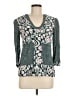 Boden 100% Viscose Green 3/4 Sleeve Blouse Size 6 - photo 1