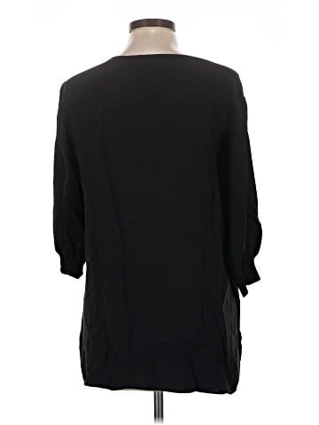 Lafayette 148 New York 3/4 Sleeve Silk Top (view 2)