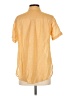 Theory Yellow Short Sleeve Button-Down Shirt Size S - photo 2