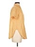 Theory Yellow Short Sleeve Button-Down Shirt Size S - photo 4