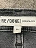 RE/DONE Chevron-herringbone Gray Jeans Size 29 waist - photo 7