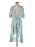 Surf Gypsy 100% Rayon Teal Cardigan Size M - photo 1