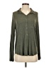 Splendid Green Long Sleeve Blouse Size S - photo 1