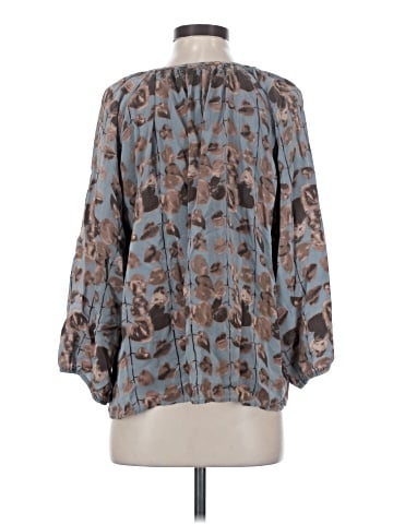 Tucker 3/4 Sleeve Silk Top (view 2)