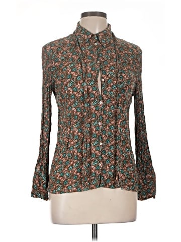 Zara Basic Long Sleeve Blouse (view 1)