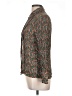 Zara Basic Floral Green Long Sleeve Blouse Size L - photo 5