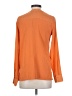 The Limited 100% Polyester Orange Long Sleeve Blouse Size XS - photo 2
