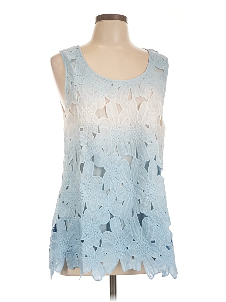 Assorted Brands Sleeveless Blouse In Blue