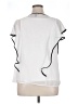 Alyx 100% Polyester Solid White Short Sleeve Blouse Size 1X - photo 2