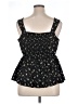BLOOMCHIC 100% Polyester Floral Black Sleeveless Blouse Size 14 - 16 - photo 2