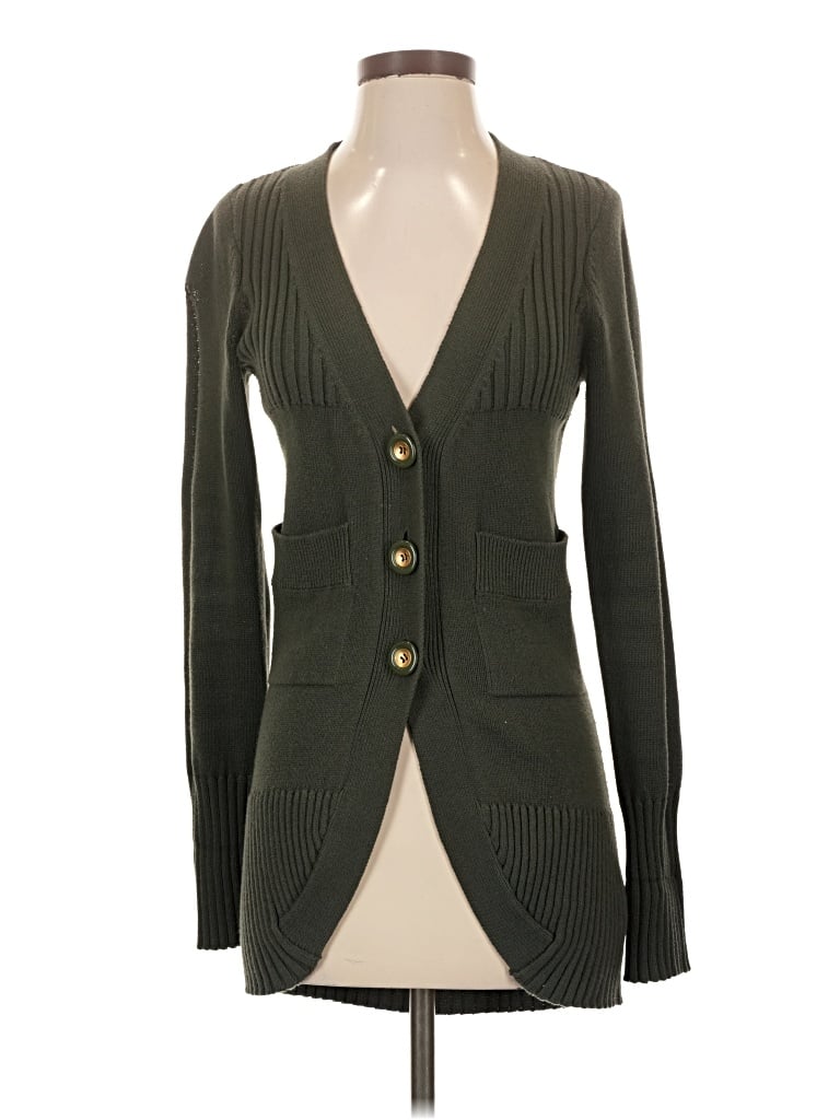 Pre-owned Leifsdottir Cardigan Sweater In Green
