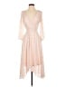 DKNY 100% Polyester Pink Cocktail Dress Size 4 - photo 1