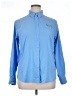 Columbia 100% Polyester Checkered-gingham Blue Long Sleeve Blouse Size XL - photo 1