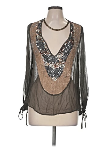 LeyenDecker 3/4 Sleeve Silk Top (view 1)
