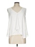 Green Envelope White Sleeveless Blouse Size L - photo 1
