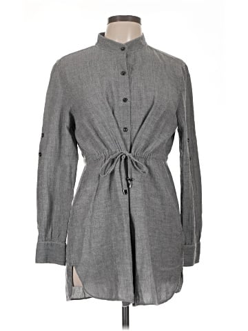 Lafayette 148 New York Long Sleeve Button-Down Shirt (view 1)
