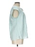 Daniel Rainn 100% Rayon Teal Short Sleeve Blouse Size L - photo 4