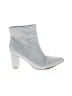 Forever Silver Ankle Boots Size 10 - photo 1