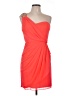 Cache 100% Polyester Orange Cocktail Dress Size 10 - photo 1