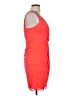 Cache 100% Polyester Orange Cocktail Dress Size 10 - photo 4