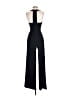 Black Halo Solid Black Jumpsuit Size 2 - photo 2