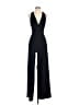 Black Halo Solid Black Jumpsuit Size 2 - photo 1