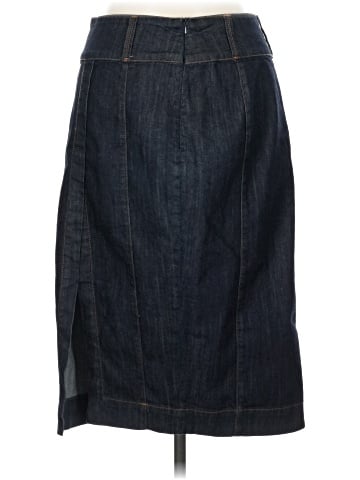 White House Black Market Denim Skirt (view 2)