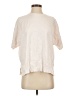 Splendid Ivory Short Sleeve Blouse Size S - photo 1