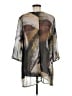 bryn WALKER 100% Polyester Brown 3/4 Sleeve Blouse Size M - photo 2