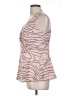 CAbi 100% Polyester Pink Sleeveless Blouse Size 10 - photo 5