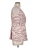 CAbi 100% Polyester Pink Sleeveless Blouse Size 10 - photo 4