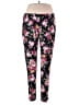 Bobbie Brooks Floral Black Casual Pants Size 2X - photo 1