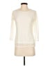 Grace 100% Polyester Ivory 3/4 Sleeve Top Size XS - photo 1