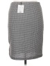Theory Houndstooth Gray Casual Skirt Size 10 - photo 2