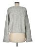 Sincerely Jules Solid Gray Pullover Sweater Size M - photo 2