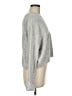Sincerely Jules Solid Gray Pullover Sweater Size M - photo 4