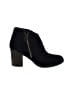 Ecote 100% Suede Black Ankle Boots Size 9 - photo 1