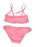 Crazy 8 Hearts Pink Two Piece Swimsuit Size 5T - photo 2
