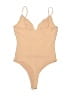 Socialite 100% Polyester Tan Bodysuit Size S - photo 2