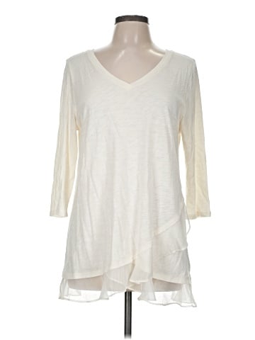 Soft Surroundings 3/4 Sleeve Top (view 1)