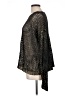 Pink Martini Metallic Solid Black Pullover Sweater Size L - photo 5