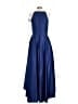 Betsy & Adam 100% Polyester Solid Blue Cocktail Dress Size 10 - photo 2